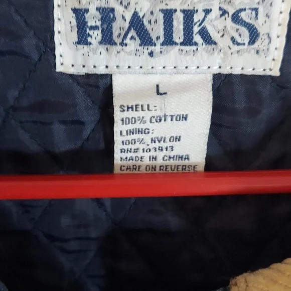 Haiks Denim Jacket Size L Christmas Vintage look. - Picture 2 of 14